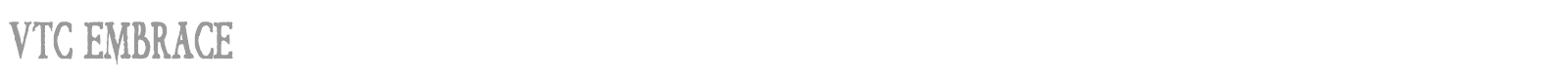 VTC Embrace font preview